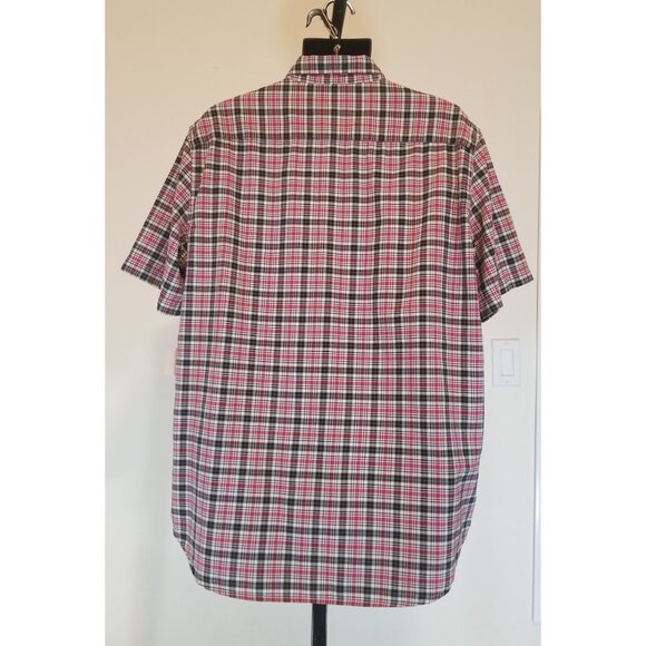 DENIM & SUPPLY RALPH LAUREN MEN'S SHORT PLAID SHIRT 100% COTTON SIZE XL #809 - Picture 2 of 7